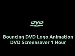 Bouncing DVD Logo Screensaver - DVD Screensaver 1 Hour