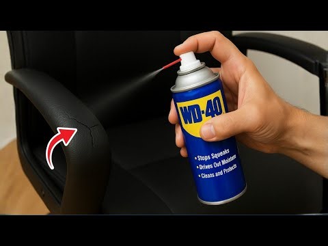 Unbelievable! Easy Way To Repair Broken Chair Arm Rest Into Like New in 1 Minute! 😱