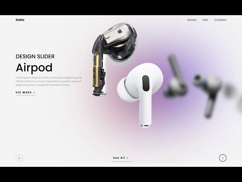 How to Create AirPods Animation Using HTML, CSS & JS #CSSAnimation #WebDesign #CodingTutorial