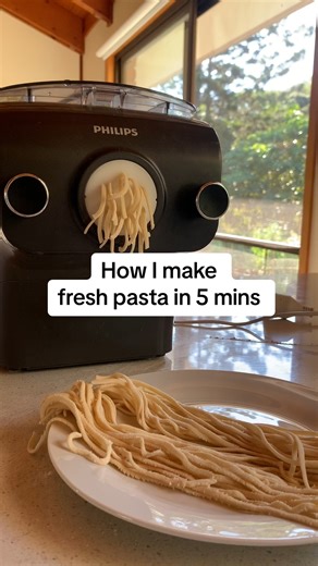 So much better than store-bought pasta, ready in just 5 minutes. Check out why @chelsealeyson's favorite part of having a Philips pasta maker is making it just the way she likes. | Philips Home Living