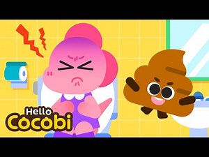 Potty Training Song | Colorful Poo and More! | Song for Kids | Hello Cocobi
