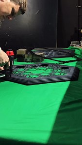 This is the Vibration designer lamp by Solips, inspired by cymatics — the field of science that studies the visualization of sound waves in physical materials. 🎶🌊 You might have seen how sound waves create geometric patterns on the surface of water or sand. The patterns formed in cymatics have inspired many artists and designers. 🎨✨ They are often used in graphic design to create visualizations of music, bringing sound to life in a unique way. This multi-layered mandala lamp was created using