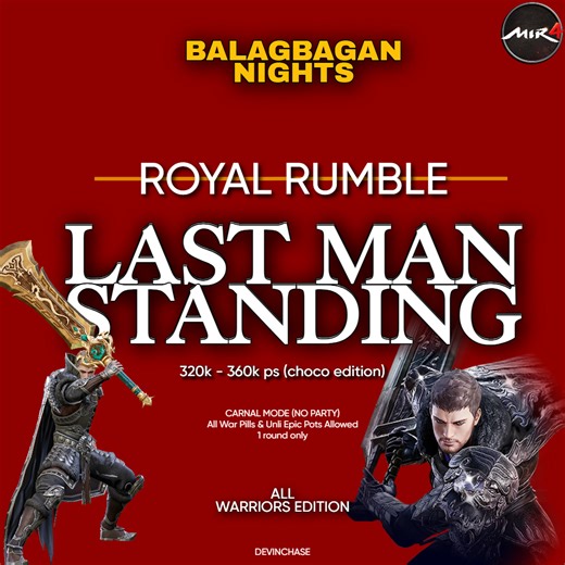 ROYAL RUMBLE ( ALL WARRIORS EDITION ) CARNAL MODE maganda ba tong match make na to? soon mas maayusin ung mechanics para fair sa lahat and mas maganda laban 💪 #MIR4global #gamingcommunity #MIR4 #mir4 #Game | Devinchase