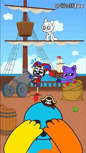 Doey’s Heart-Pounding Hide and Seek Game (Poppy PlayTime) #playtime | Wolf Joe Toons | 파피플레이타임