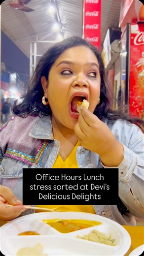 Koninika De on Instagram: "Lunch breaks are short. Hunger doesn’t wait. That’s where Devi’s Delicious Delights steps in. 🍽️ From soft idlis and crispy dosas to comforting South Indian tiffins with homely sambar & chutneys — this is everyday food done right. Quick service, visible hygiene, and prices that actually make sense for daily office meals. Working near TCS Gitanjali Park? Consider this your new office food saviour. And when cravings change — their Kolkata-style & Hyderabadi biryanis nev