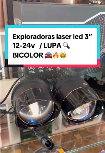 Exploradoras Láser LED 3” Bicolor 12-24V