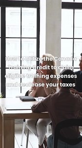 Here's how you claim your business' training expenses by utilising the Canada Training Credit. Watch the entire video to learn more! Click the link to book a FREE consultation with our experts: https://bit.ly/3mOfoUz #CPA #TaxSavings #FinancialPlanningTips #smallbusiness #savingmoney | CPA4IT
