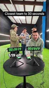 Team Timer Challenge 🤣⏰ Closest to 30 Seconds Takes It!