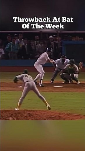 Kirk Gibson HR 1988 World Series - Throwback At Bat of the Week #mlb #dodgers