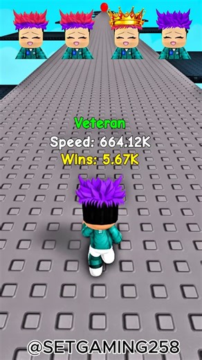 Thanos Vs speed challenge 🤓 #shorts #roblox #robloxshorts