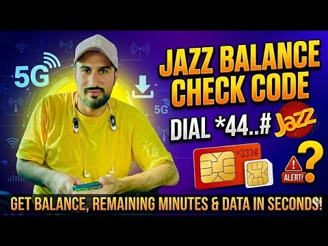 Jazz Sim Balance Check Code 2026 😱 | Jazz Ka Balance Kaise Check Kare?