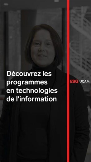 Les programmes en TI avec la diplômée et étudiante Sylvie Daigle