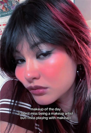 also i'm having fun with all these filters teehee #fyp #makeup #makeupoftheday #originalmusic