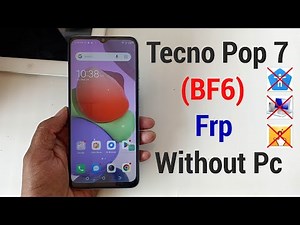 Tecno Pop 7 Frp Bypass Android 12 | No Need Sim, Xshare/ Pc/ Talkback | Tecno BF6 Frp Unlock