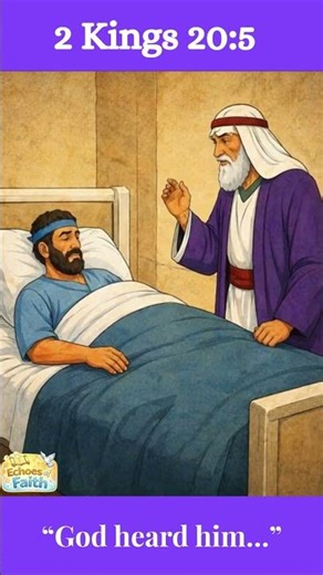 God Heard Him… | Hezekiah’s Answered Prayer| Part 2| Kings 20:5 #bibleshorts