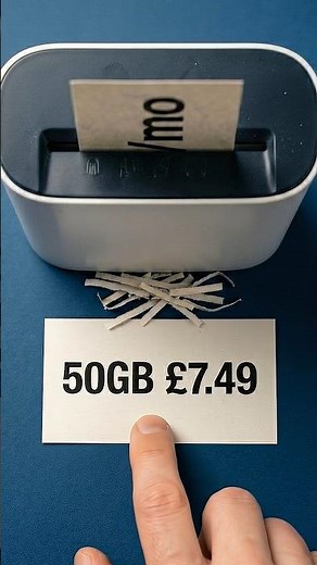 SIM Only Deal UK 👉 50GB for £7.49/mo. 🔒 Fixed price. 📝 No contract. #ukshorts #talkhome #shorts