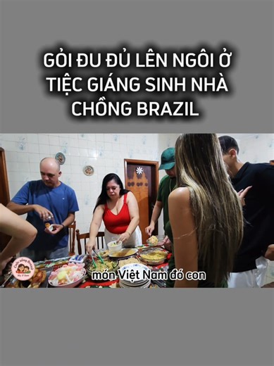 Gỏi Việt Nam Nổi Bật Trong Bữa Tiệc Noel Brazil
