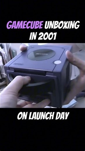 GameCube Unboxing on Launch Day in 2001 #gamecube #nostalgia