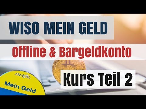 WISO MY MONEY - Creating a (cash) account and assigning categories - Course Round 2