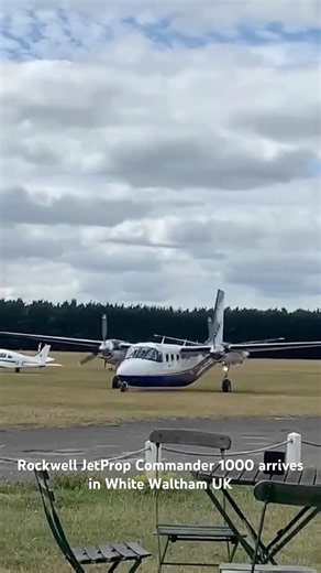 🔴 RARE Rockwell JetProp Commander 1000 | LIVE at White Waltham (UK)(EGLM) ✈️