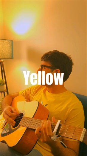 Yellow (Cover) #coldplay #yellow #cover #music #guitar #acoustic #rock #love #song #lyrics