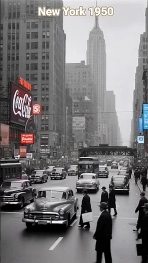 Old New York City 1950 | Rare Vintage Footage | Historical Look Back in Time