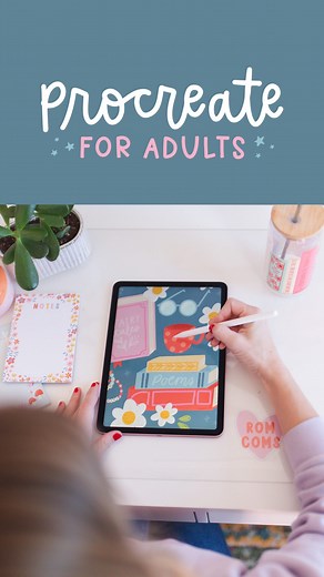8K views · 21 reactions | Want to learn to draw and letter on the iPad!? ✨ I got you! My new class, Procreate for Adults is here! I’ll teach you all my tips and tricks of my favorite app, procreate! Lessons are in video format and you can do them at your own speed, on your own time! Comment DRAW below and I’ll send you the link to the class and EARLY BIRD PRICING too!  So excited to draw with you 殺 | Pippi Post | Facebook