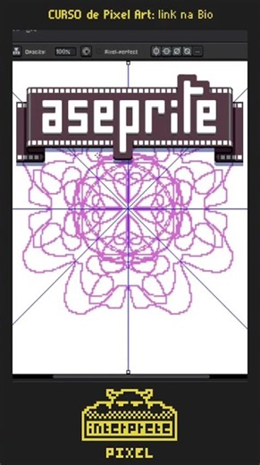 How to use SYMMETRY in Aseprite?