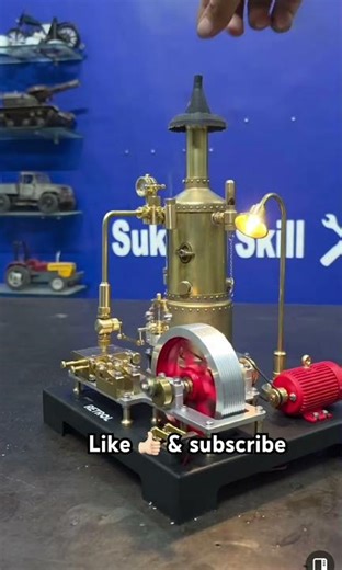 Dekho 😳kesa chota 🚂engine 🔋energy banatha hai