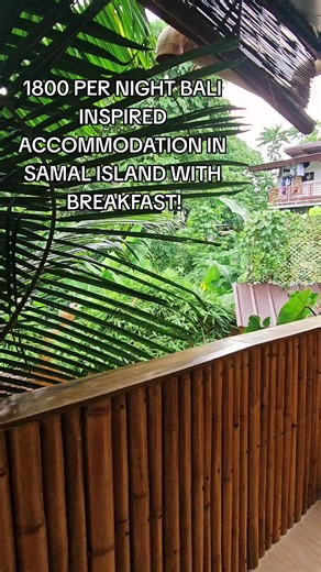 Affordable Bali Inspired Accommodation in Samal Island with Breakfast