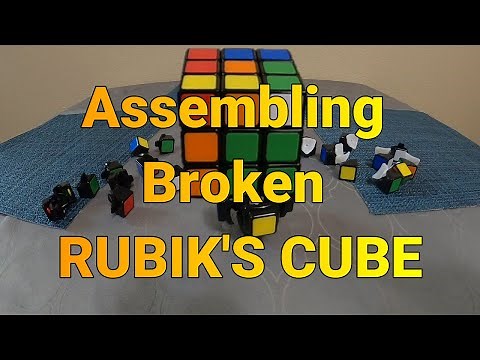 how to fix a broken rubik cube ? || rubix cube fixing