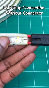 How to Connect LED Strip Lights Without a Connector 💡✨️ #diy #diyprojects #diyideas #cedohhacks #electronics | Cedoh Hacks
