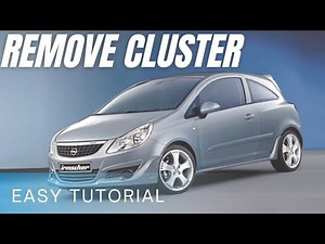 How to disassemble the instrument cluster and on-board computer of the Opel Corsa - Vauxhall Corsa (Corsa D)