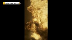 7 firefighters hurt after fire spreads to parked cars, leads to massive explosion in the Bronx