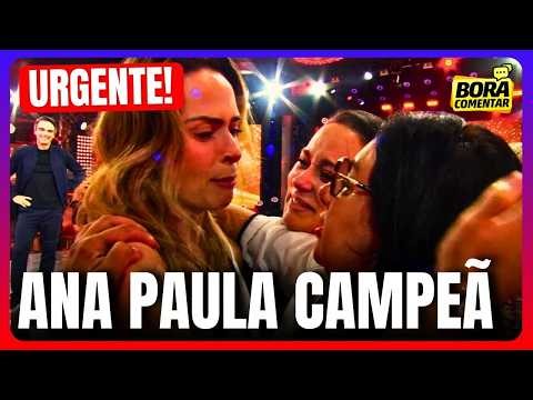 🏆BBB26 FINAL HISTÓRICA: Ana Paula CAMPEÃ DO BBB26 e QUASE DESMAIS AO VIVO