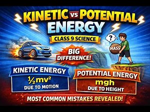KINETIC vs POTENTIAL ENERGY | CLASS 9 SCIENCE)