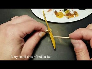 How to paint a realistic wooden propeller (option2)