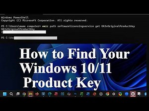 How to Find Your Windows Product Key (Windows 11 & 10)