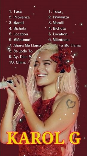 PROVENZA- KAROL G #karolg KAROL G MIX EXITOS 2024 - GRANDES EXITOS DE KAROL G