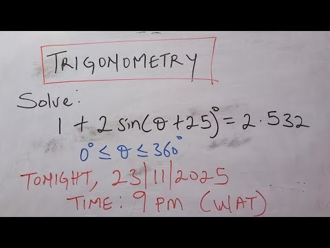 Trigonometry || Mathematics A-level Tutorial