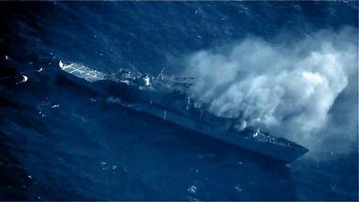 U.S. and Allied Troops Sink USS Rodney M. Davis During RIMPAC Exercises