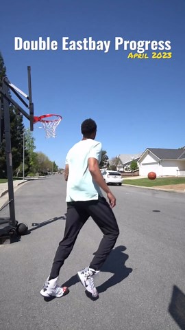 Double between the legs Dunk training