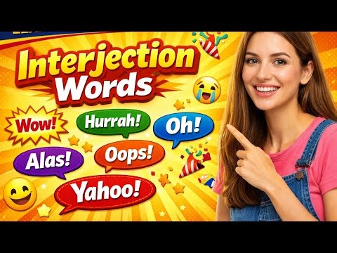 Interjection Words in English with Examples | Easy English Grammar Lesson for Beginners