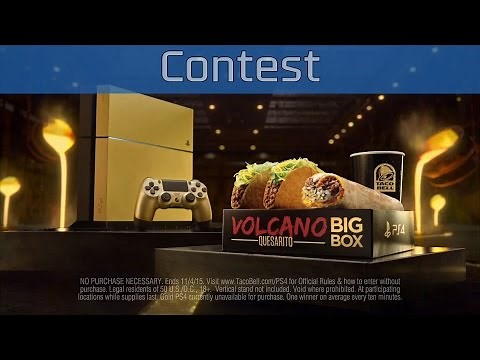 PlayStation 4 - Gold PS4 Taco Bell Contest Commercial [HD 1080P]