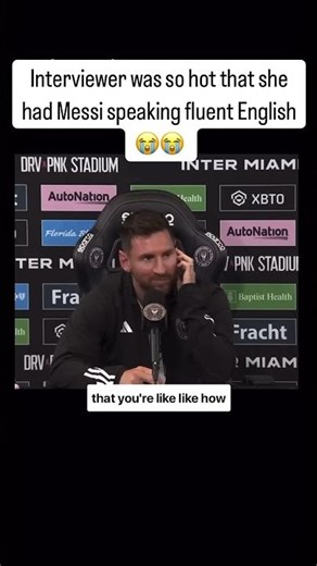 Messi SPEAKS Fluent English For The First Time Ever!