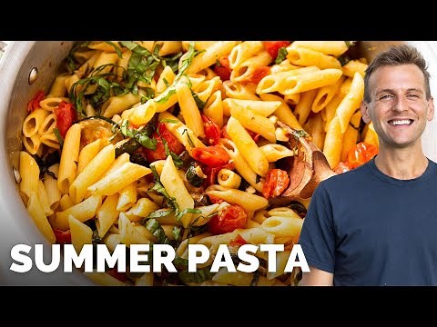 Tomato Zucchini Summer Pasta | Easy Weeknight Dinner