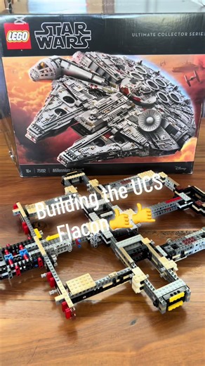 Finally building the UCS Millennium Falcon… 7,500 pieces later we’ll see if it was worth it. #legostarwars #lego #ucsfalcon #legobuild #brickbonza
