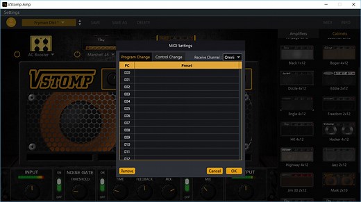 VStomp Amp by Hotone Audio - MP Guitar Effects Plugin VST VST3 Audio Unit AAX