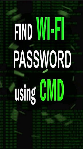 How to Find WiFi Password with CMD - Easy Tutorial #shorts
