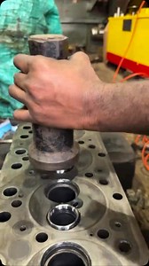 18K views · 61 reactions | working on an engine cylinder head. Installing valve stem seals or the heat valve . Heavy equipment spare parts #maintenance #repair #howto #doityourself #youcandoit #power #catpower #dieselpower #preventivemaintenance #tips #tricks #engine #mechanic visit us for your #spareparts #sparepart #oem #quality #certified #howitsdone #howitsmade #cyclonlubricants #longmarchtires #pointenoire #brazaville #congo #pnr | Congo Trading Parts CTP | Facebook